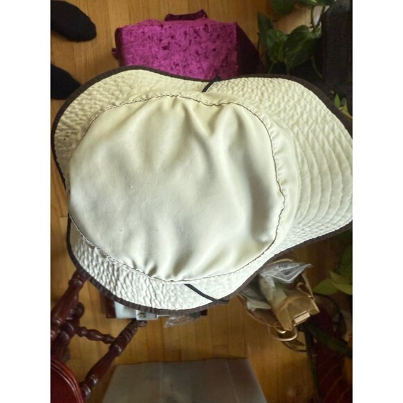 ONeill Reversible Bucket Outdoor Fishiing Beach Hat Brown & Cream READ SEE - Picture 5 of 5